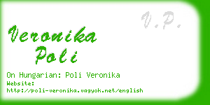 veronika poli business card